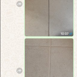 Fugi po wyczyszczeniu mopem parowym Karcher 