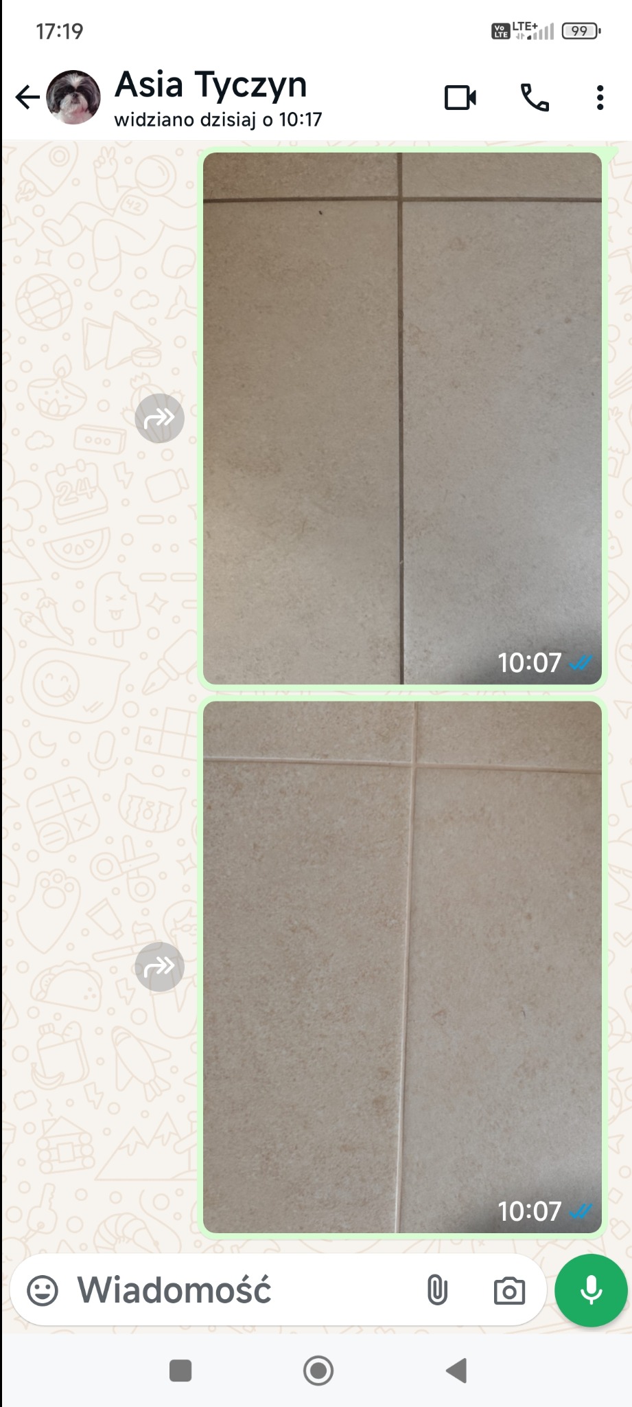 Fugi po wyczyszczeniu mopem parowym Karcher