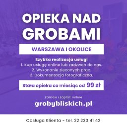 Opieka nad grobami Warszawa i okolice