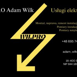 WILPRO Adam Wilk - Podłączenie Kuchenki Indukcyjnej Suwałki