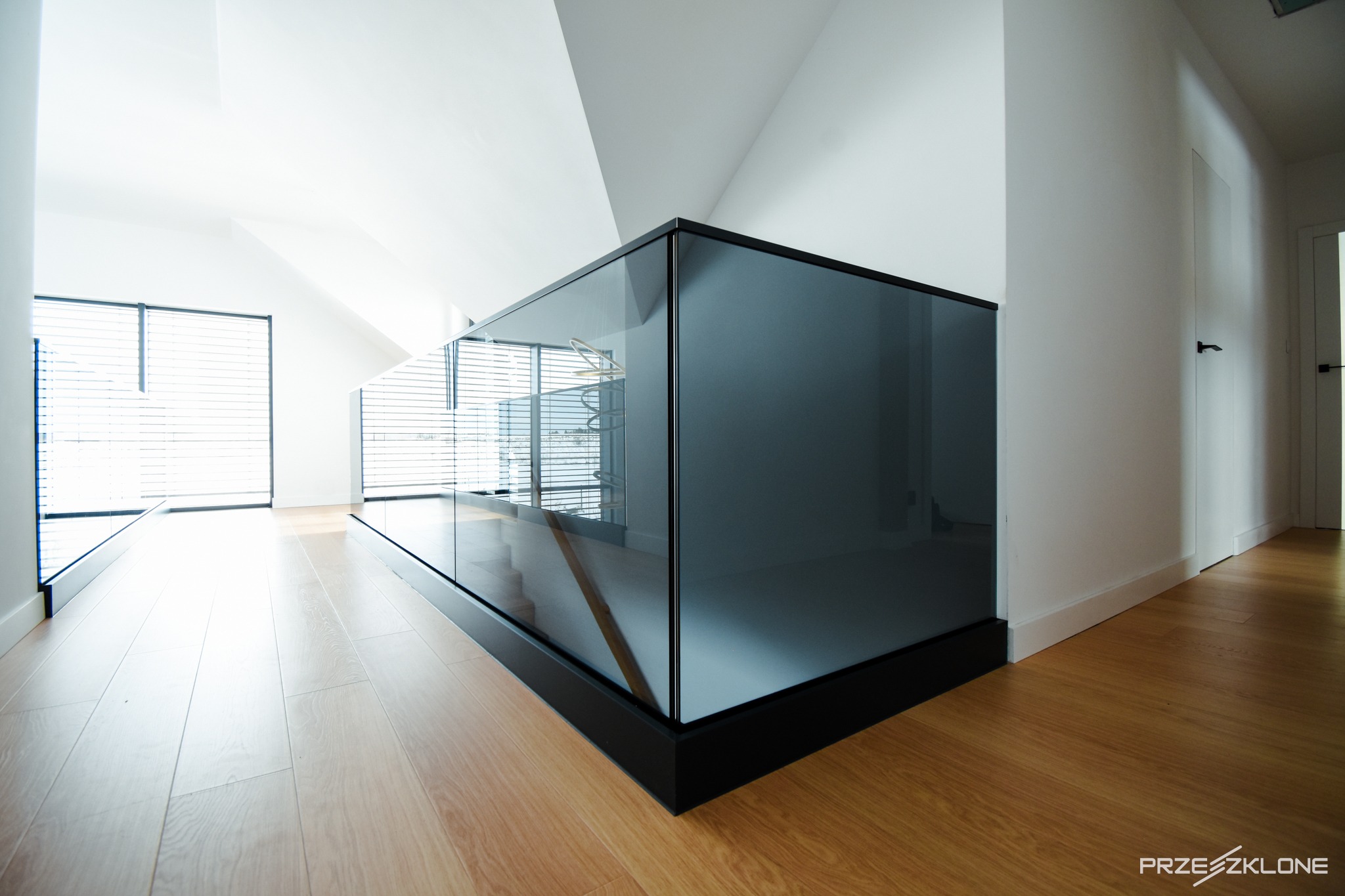 Balustrada szklany w profilu | PRZESZKLONE