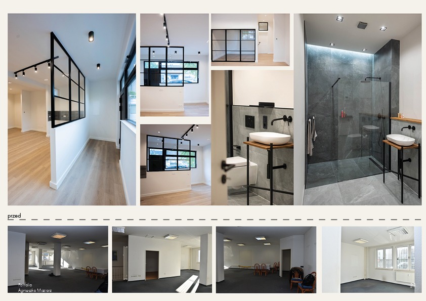 Przebudowa starej filiali banku(zdj ponizej) w 3 niezalezne mieszkania pod wynajem.