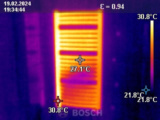 Sprawdzenie pracy grzejnika