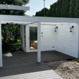 Sauna wraz z zadaszeniem