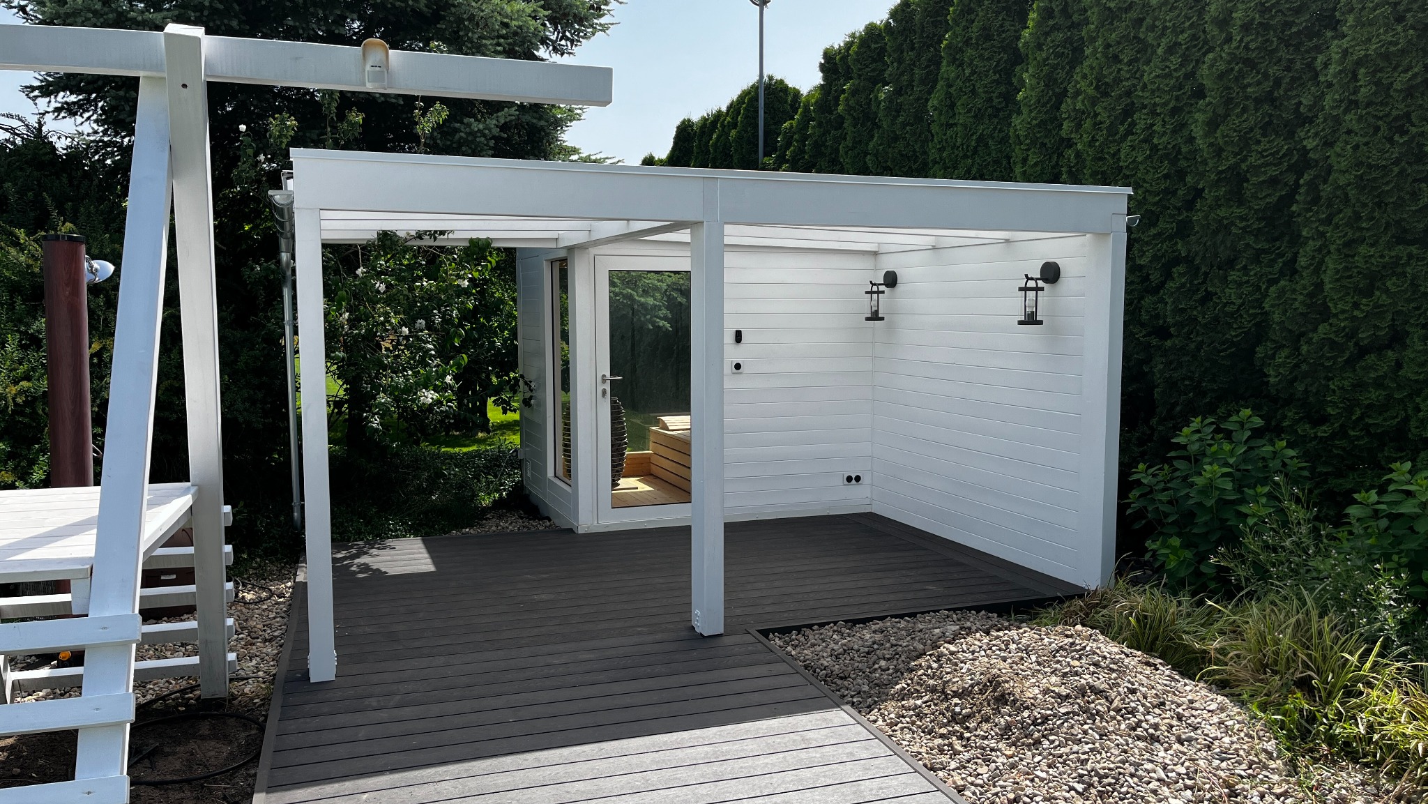 Sauna wraz z zadaszeniem