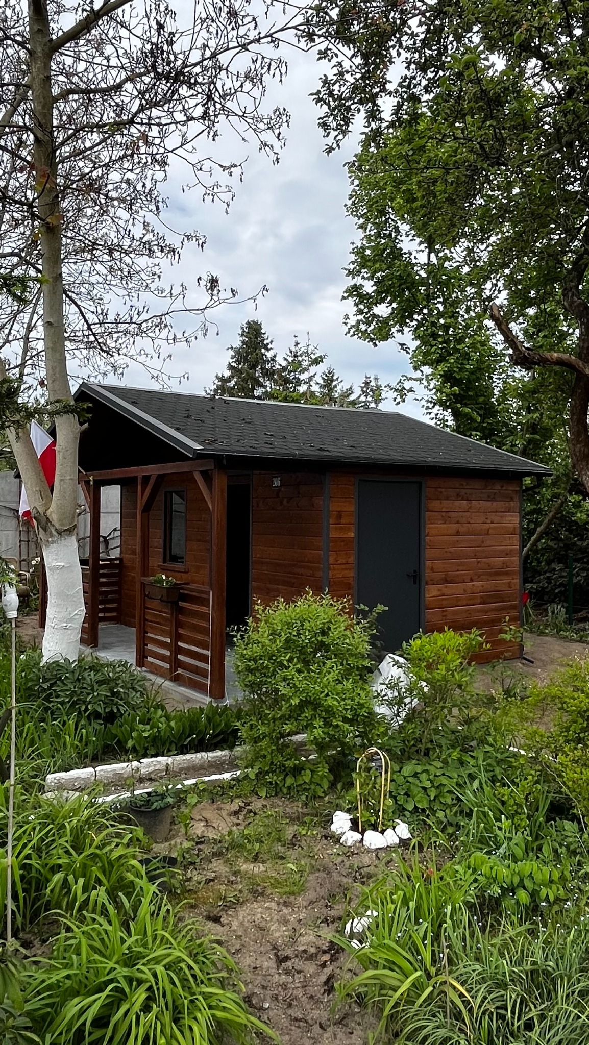 Domek na ogródkach działkowych