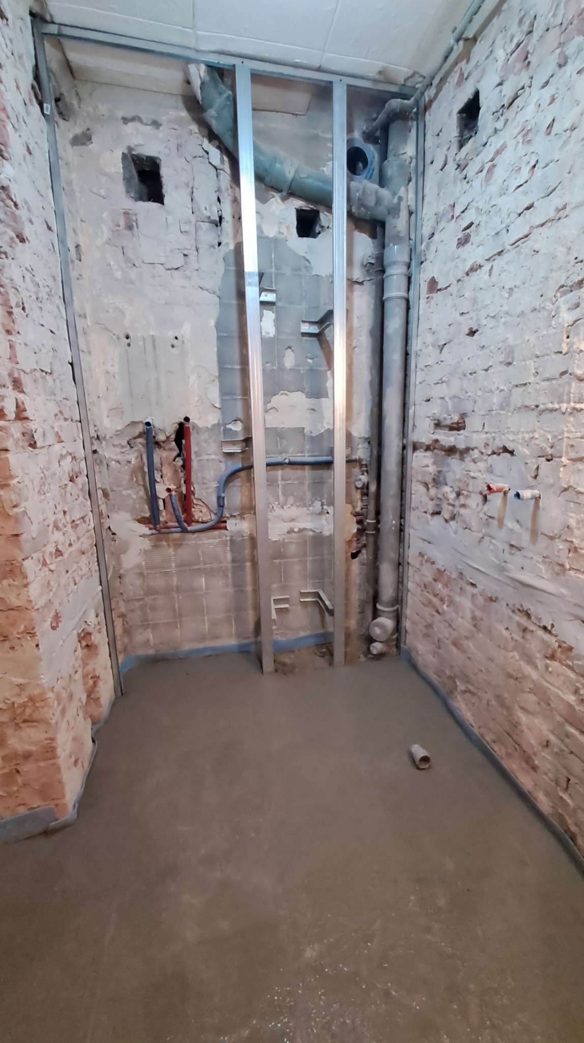 Łazienka w trakcie remontu...