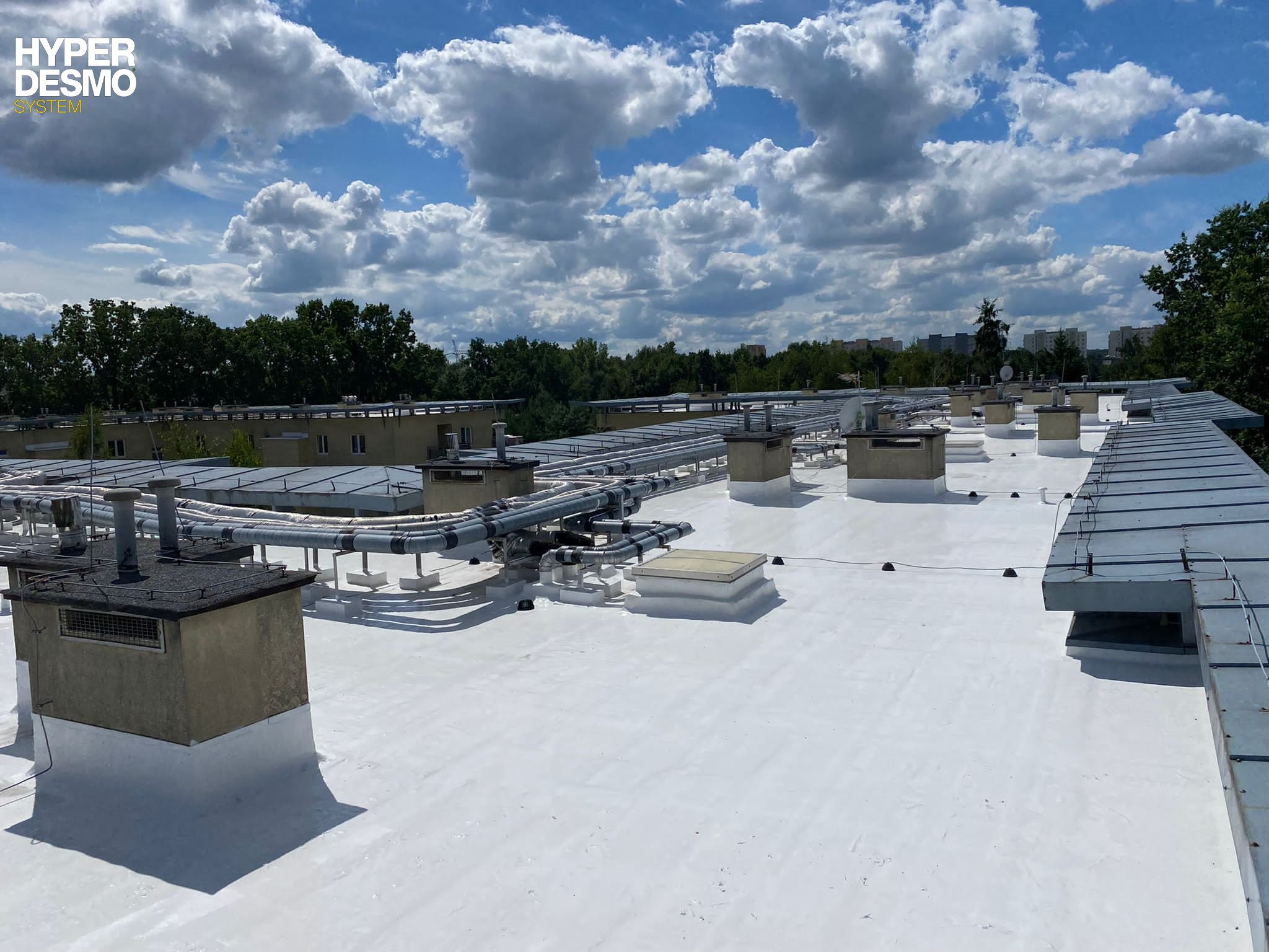 Dach po izolacji w systemie HYPERDESMO