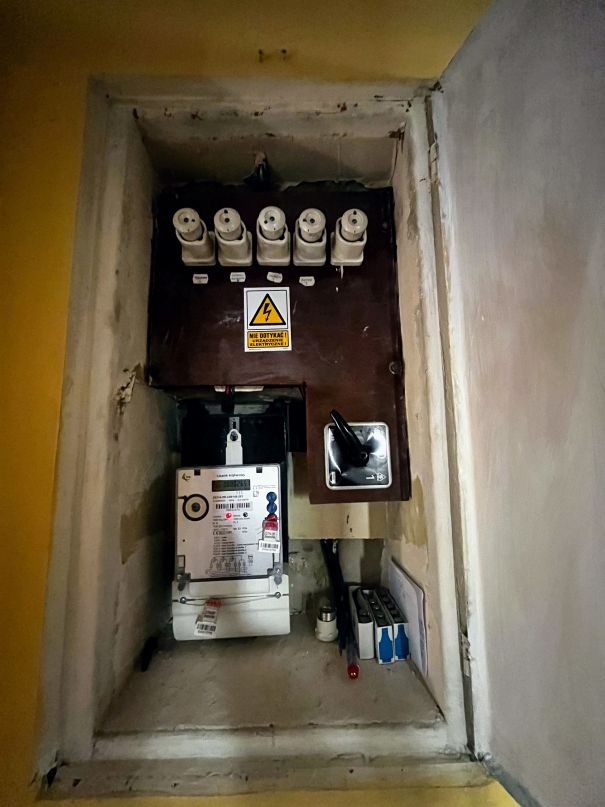 Rozdzielnia przed modyfikacją