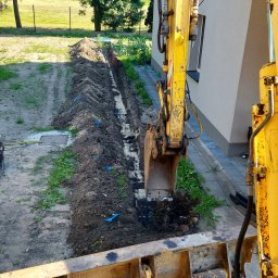 Wykop pod fundamenty Pabianice 1