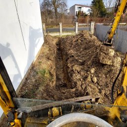 Wykop pod fundamenty Pabianice 3
