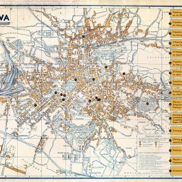Mapa do książki o Lwowie.
