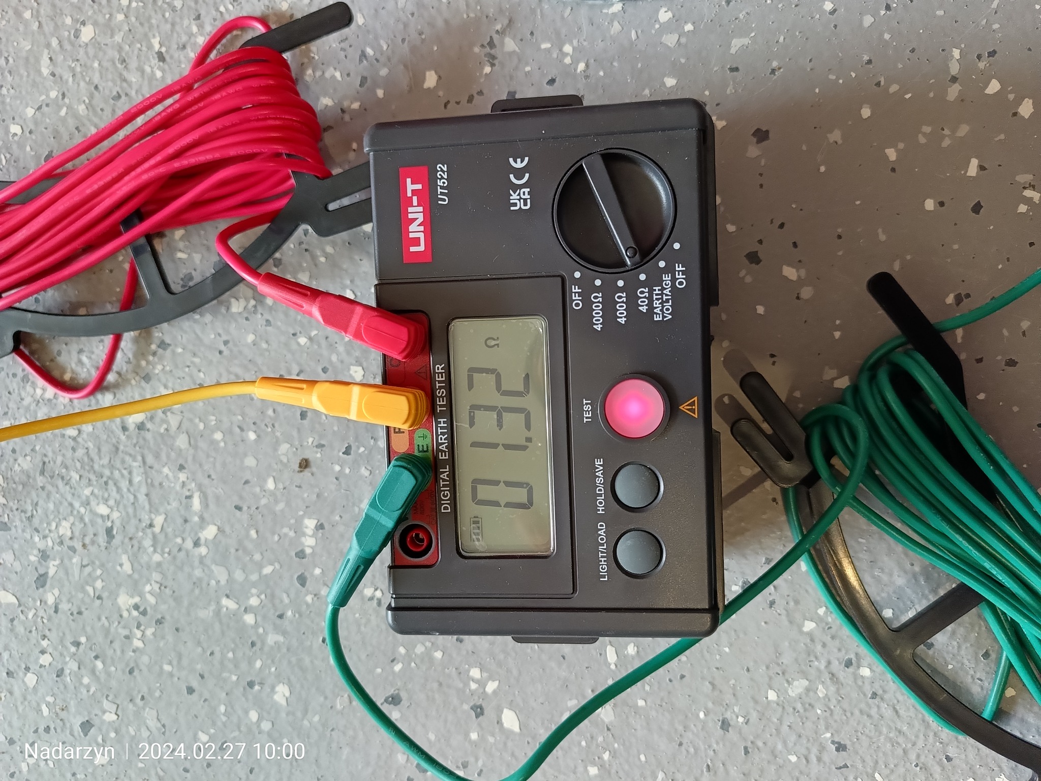 pomiar rezystancji uziemienia