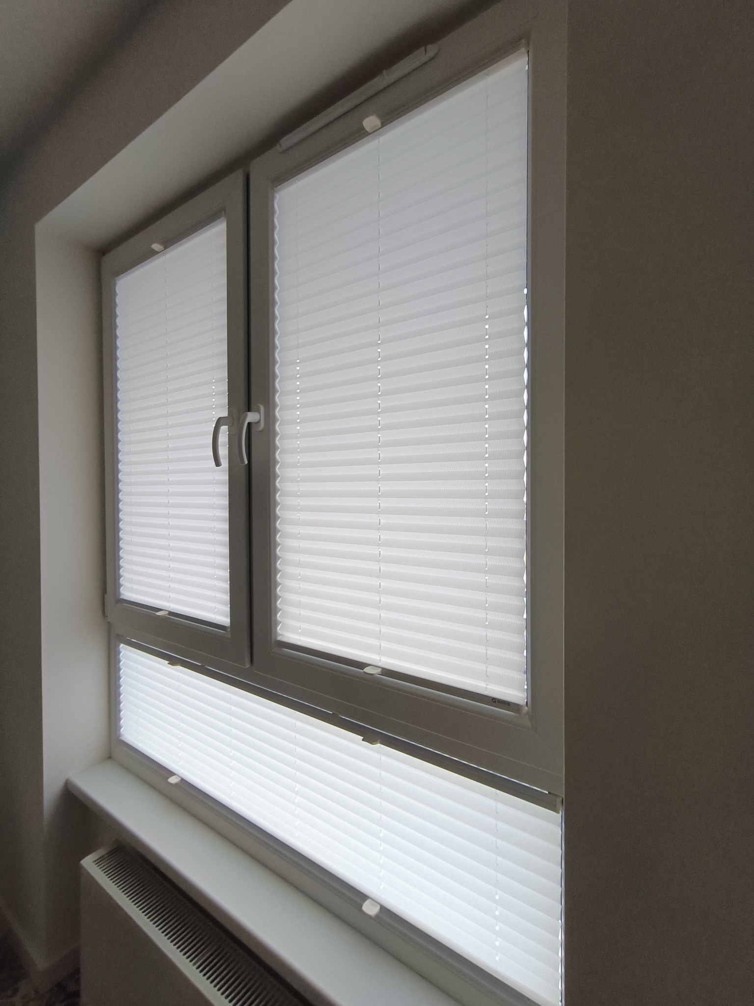 Plisa do okna pionowego.