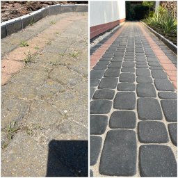 Bartosz Prelewski DomyjDach - Mycie kostki efekt z bliska