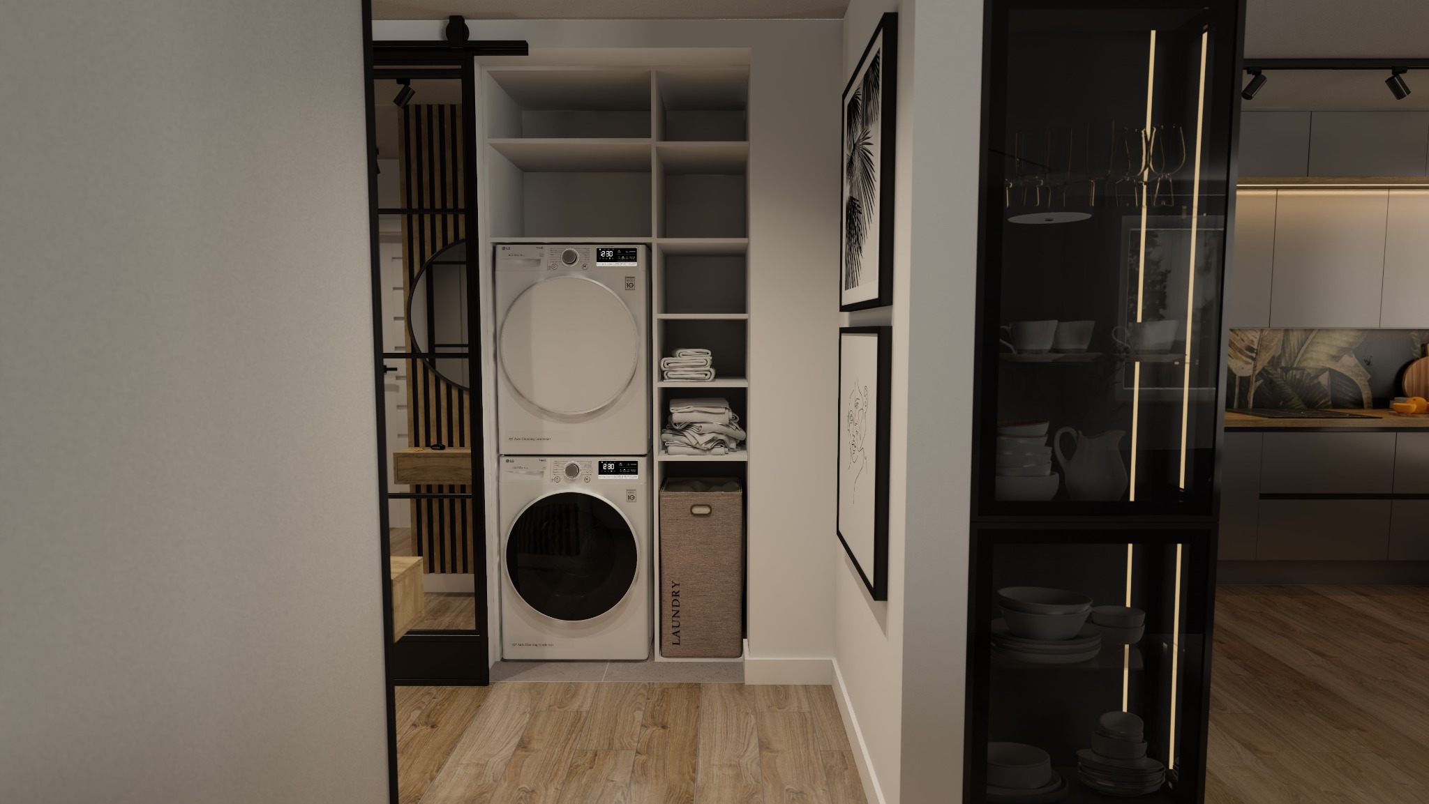 Zabudowa gospodarcza w holu