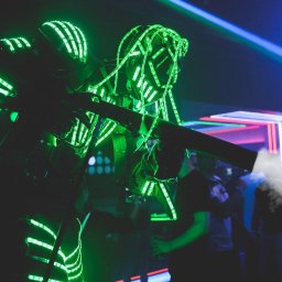 atrakcja na konferencje, imprezy firmowe - roboty ledowe Xenobots