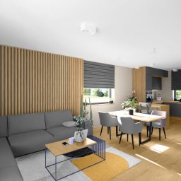 Projekt parteru domu jednorodzinnego