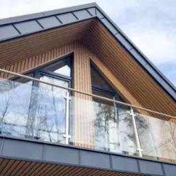 Balustrada nierdzewna ze szkłem