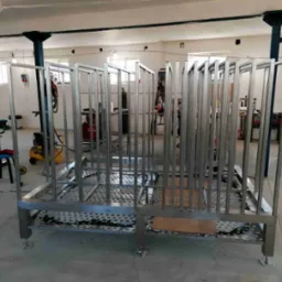 Regał ze stali kwasoodpornej do firmy w branży spożywczej