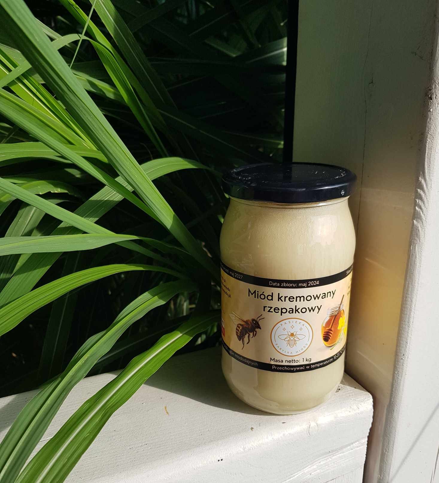 Miód kremowany rzepakowy 1 kg