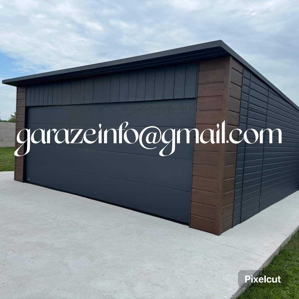 Garaz 6m(szer) x 5,8m(głęb.) Brama SEGMENTOWA 5000x2100(automat)