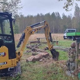 Rozbiórka starego ogrodzenia