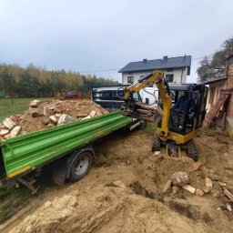 Wywóz ziemi gruzu