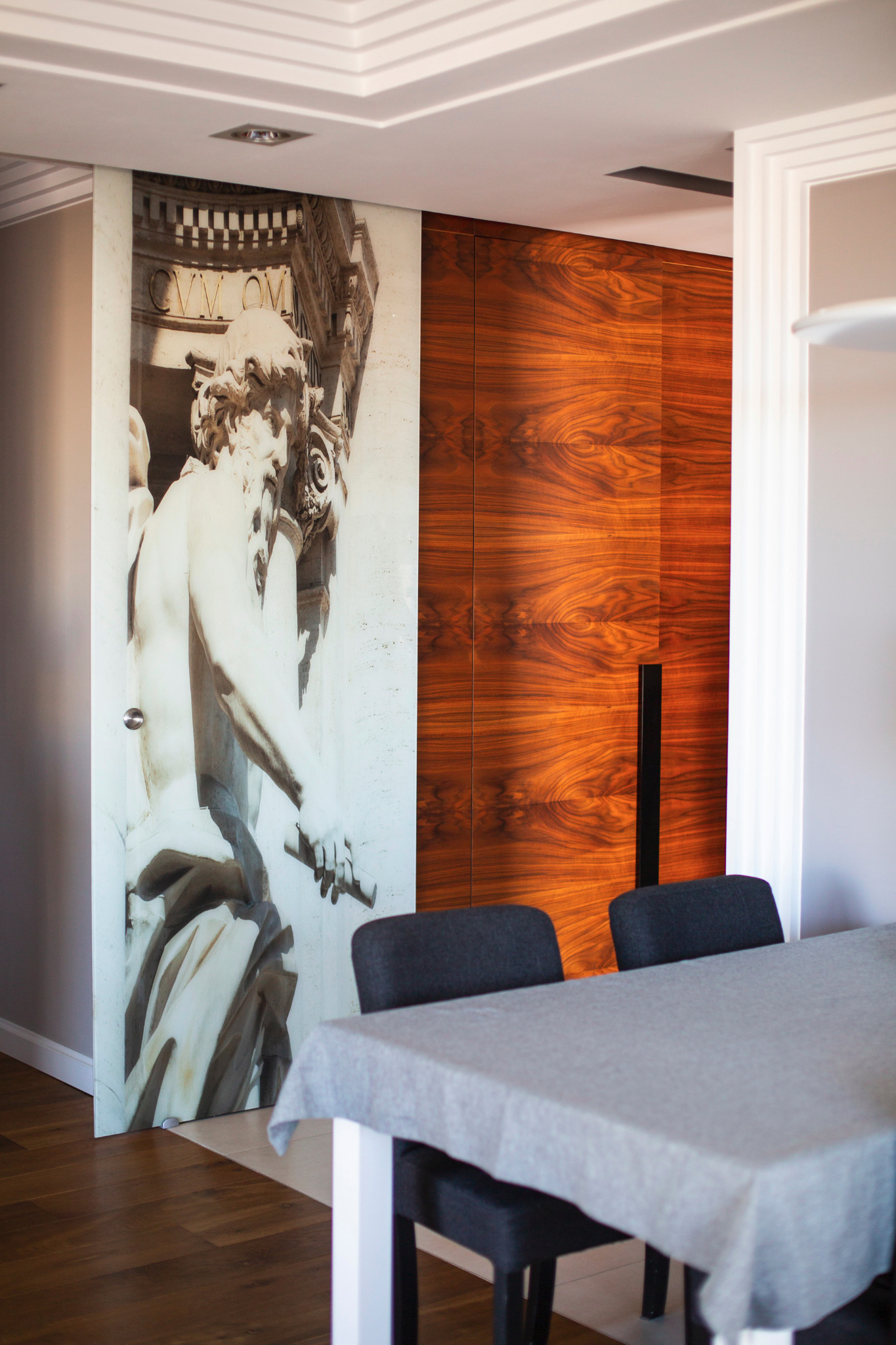 drzwi cało szklane na systemie przesuwnym