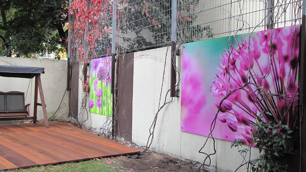 nasze szkło laminowane z wydrukiem do ogrodu zimowego.