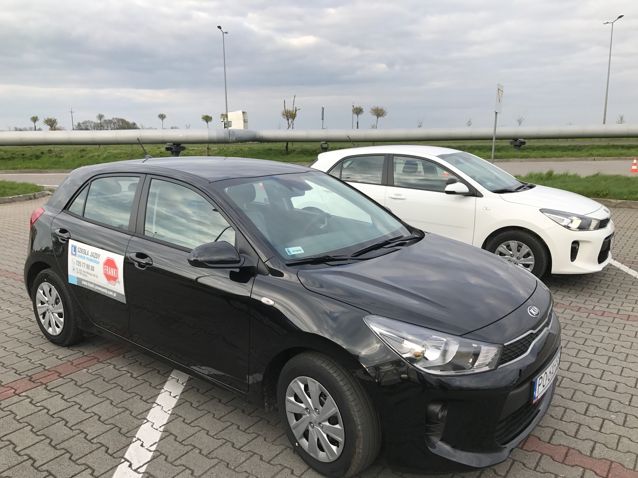 Plac manewrowy szkoły jazdy w Lesznie