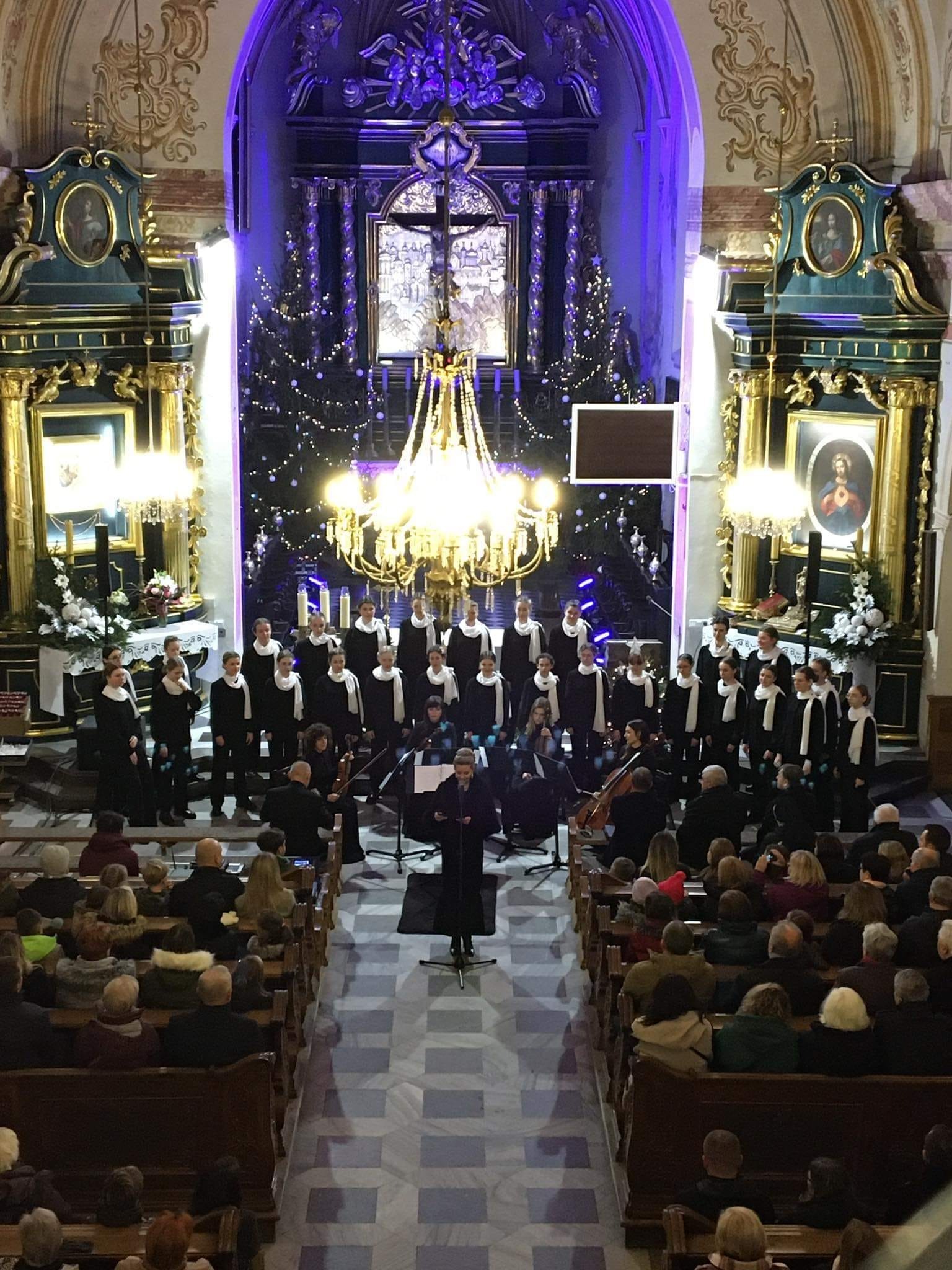 Realizacja koncertu noworocznego chór Puellae Orantes Wojnicz 2023