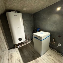 Montaż termy elektrycznej i stacji uzdatniania 