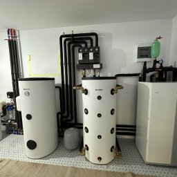 Montaż kompletnej kotłowni wraz z pompą gruntową 