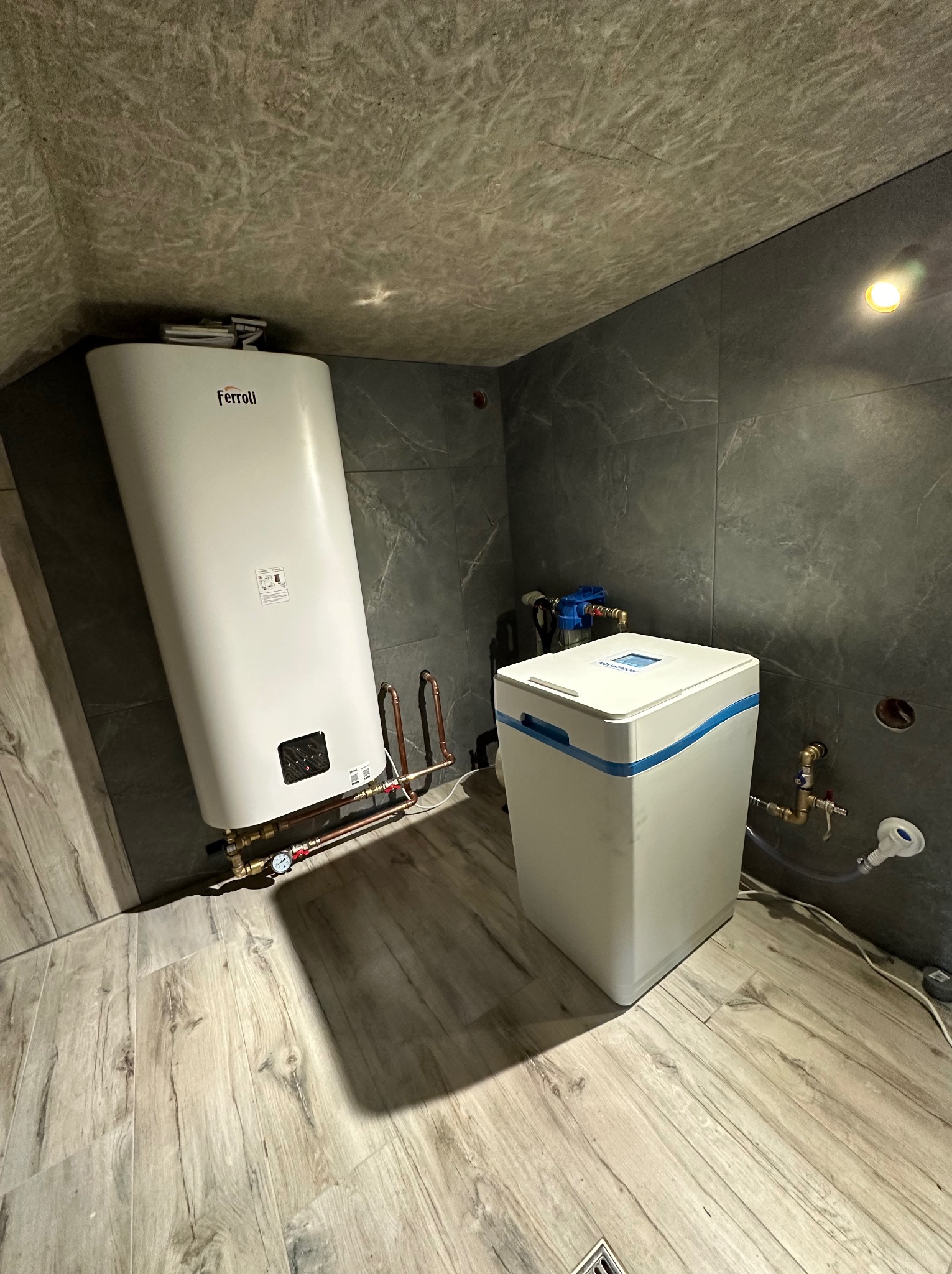 Montaż termy elektrycznej i stacji uzdatniania