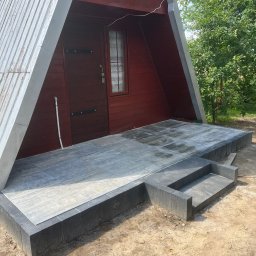 Układanie kostki brukowej Łuków 2