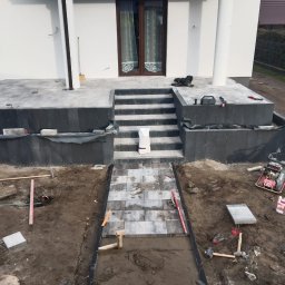 Układanie kostki brukowej Łuków 1