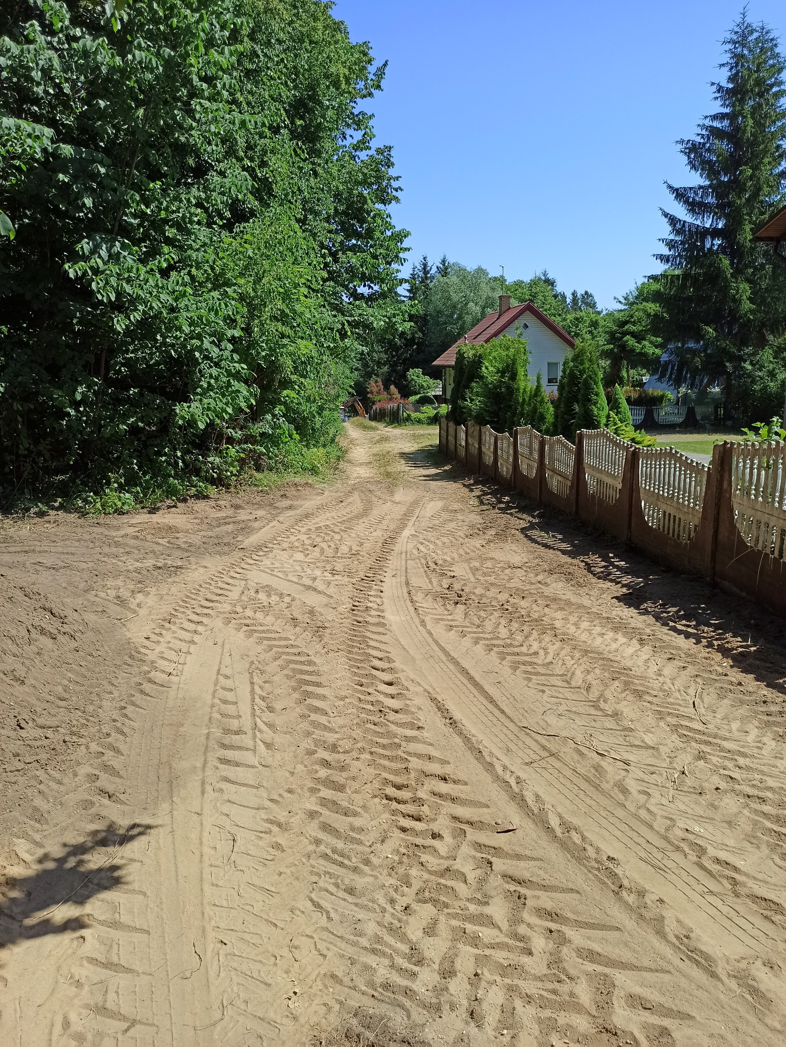 Dojazd do posesji, który wcześniej był niemożliwy