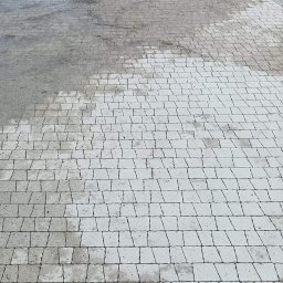 Mycie kostki brukowej Dąbrówki breńskie 1