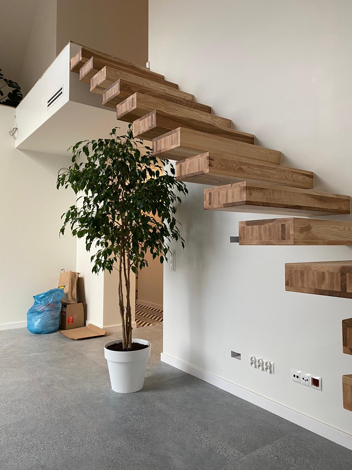 jesionowe nakładki - boxy na metalową konstrukcje nośną