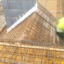 Zakład Budowlany - Zbrojenie poddasza