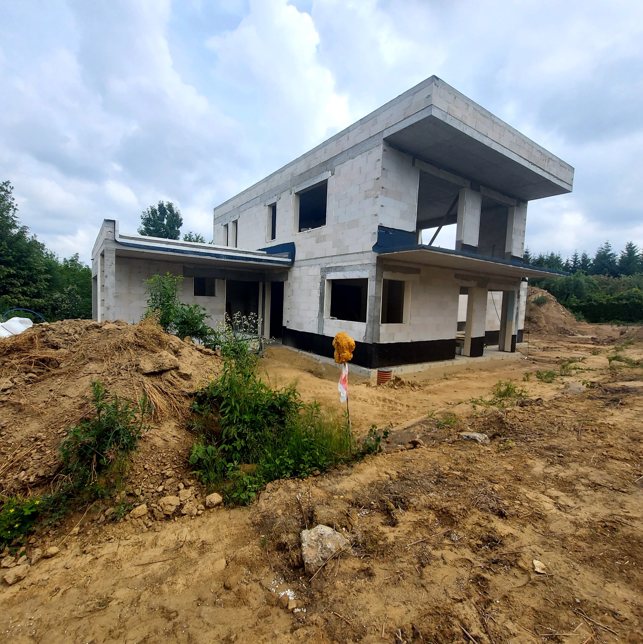 Dom na płycie fundamentowej