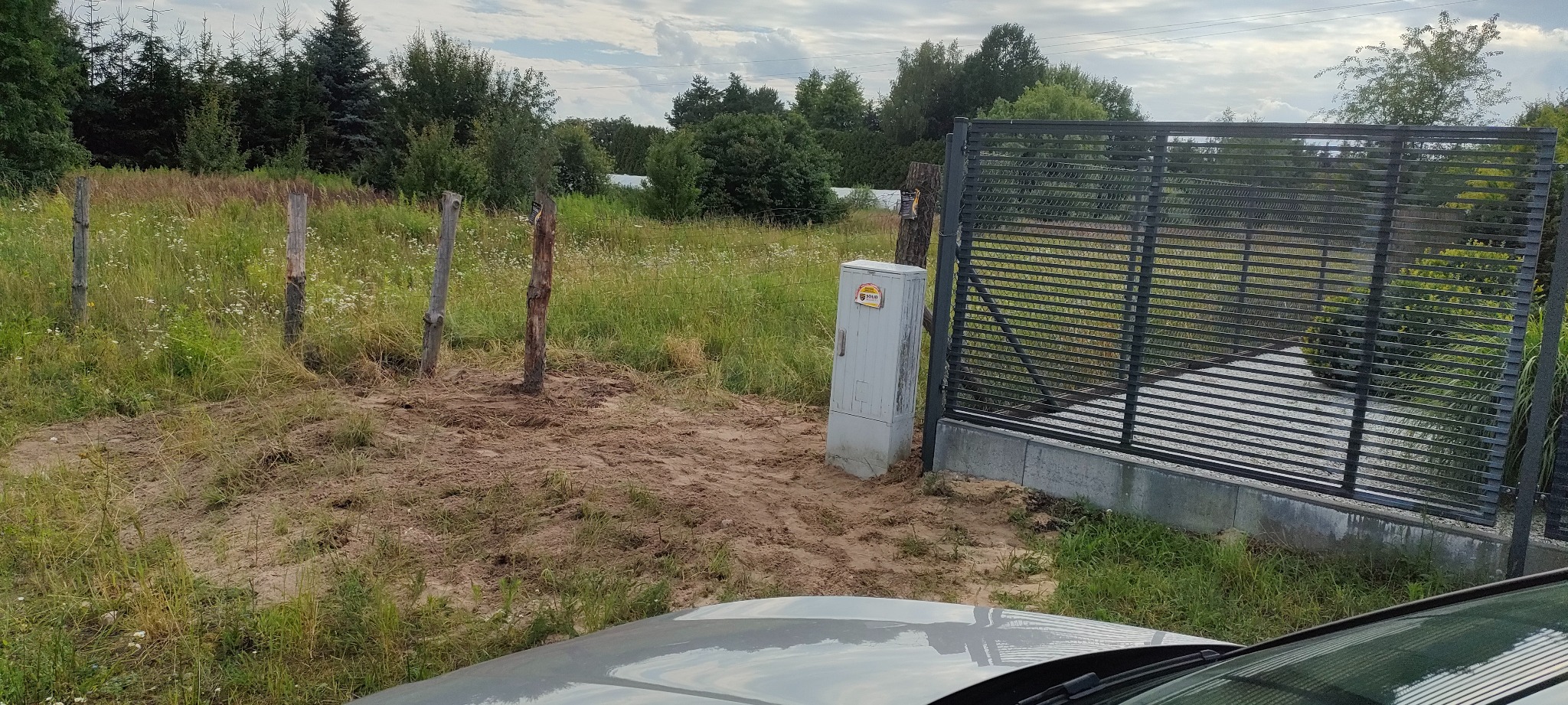 przesunięcie rozdzielni energetycznej dla potrzeb budowy domu