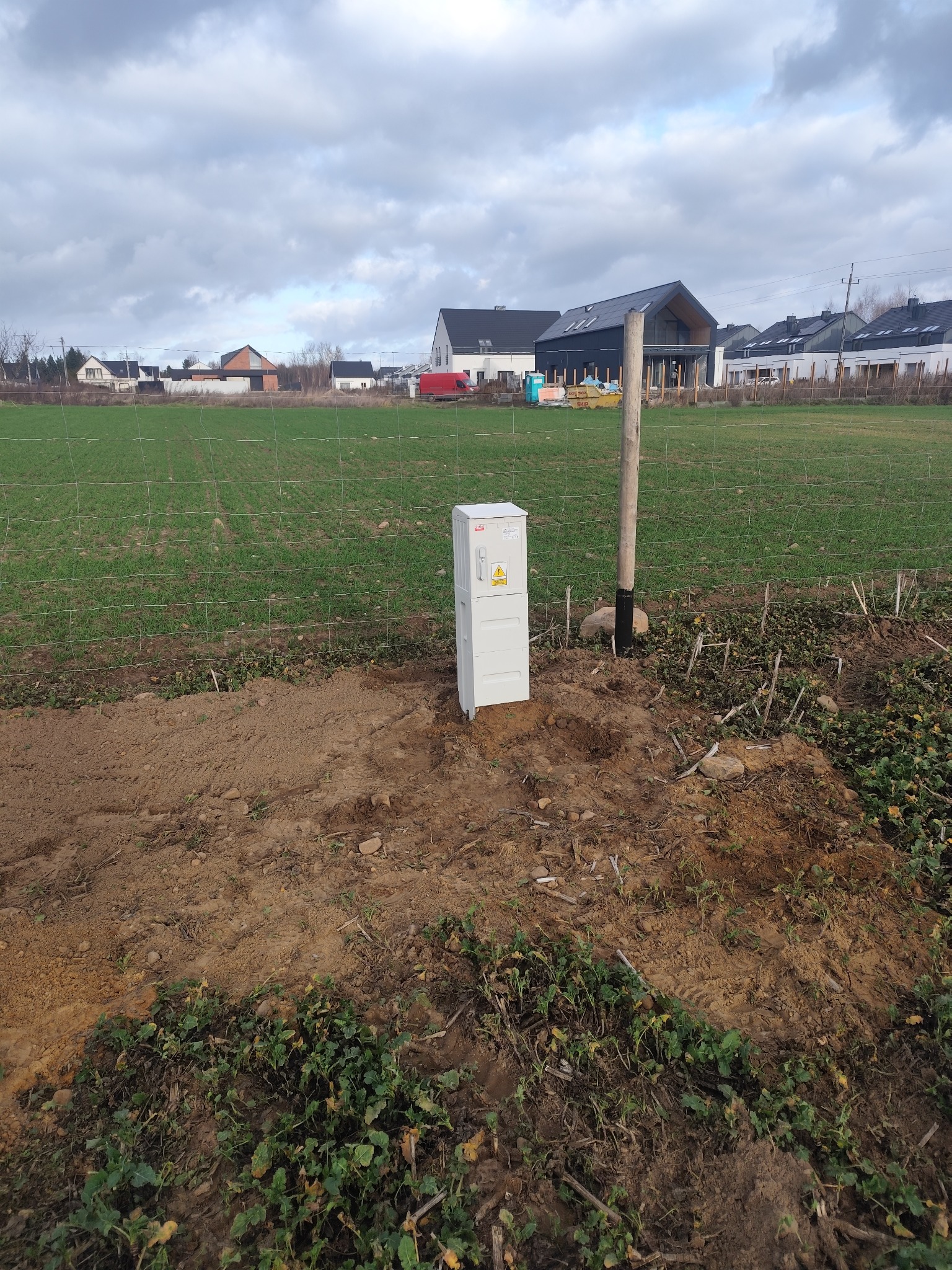 przyłącze energetyczne tymczasowe do budowy domu