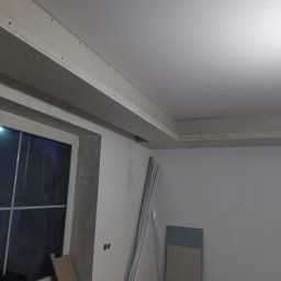 Podwieszenie na led, wnęka na karnisz