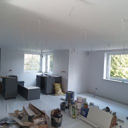 podwieszany sufit, gladz, malowanie