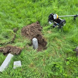 Stabilizacja punktów granicznych podwójną stabilizacją przy okazji wznowienia i wyznaczenia punktów granicznych - Kowary 2025.