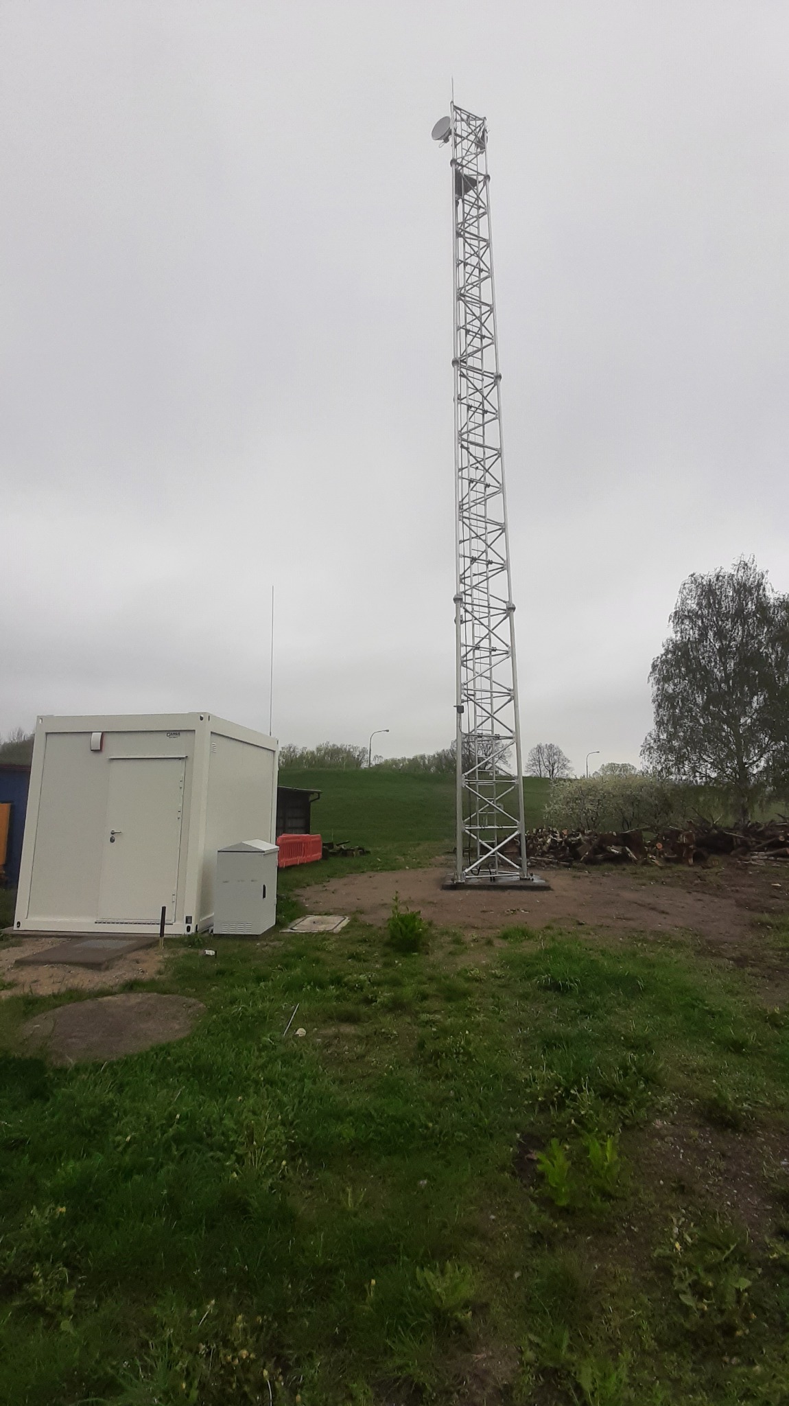 Tycznenie oraz późniejsza inwentaryzacja wieży telerechnicznej - Jelenia Góra, Sobieszów