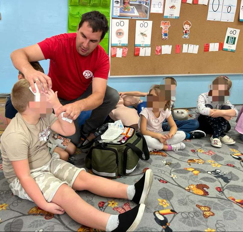 Szkolenia z pierwszej pomocy dla najmłodszych.