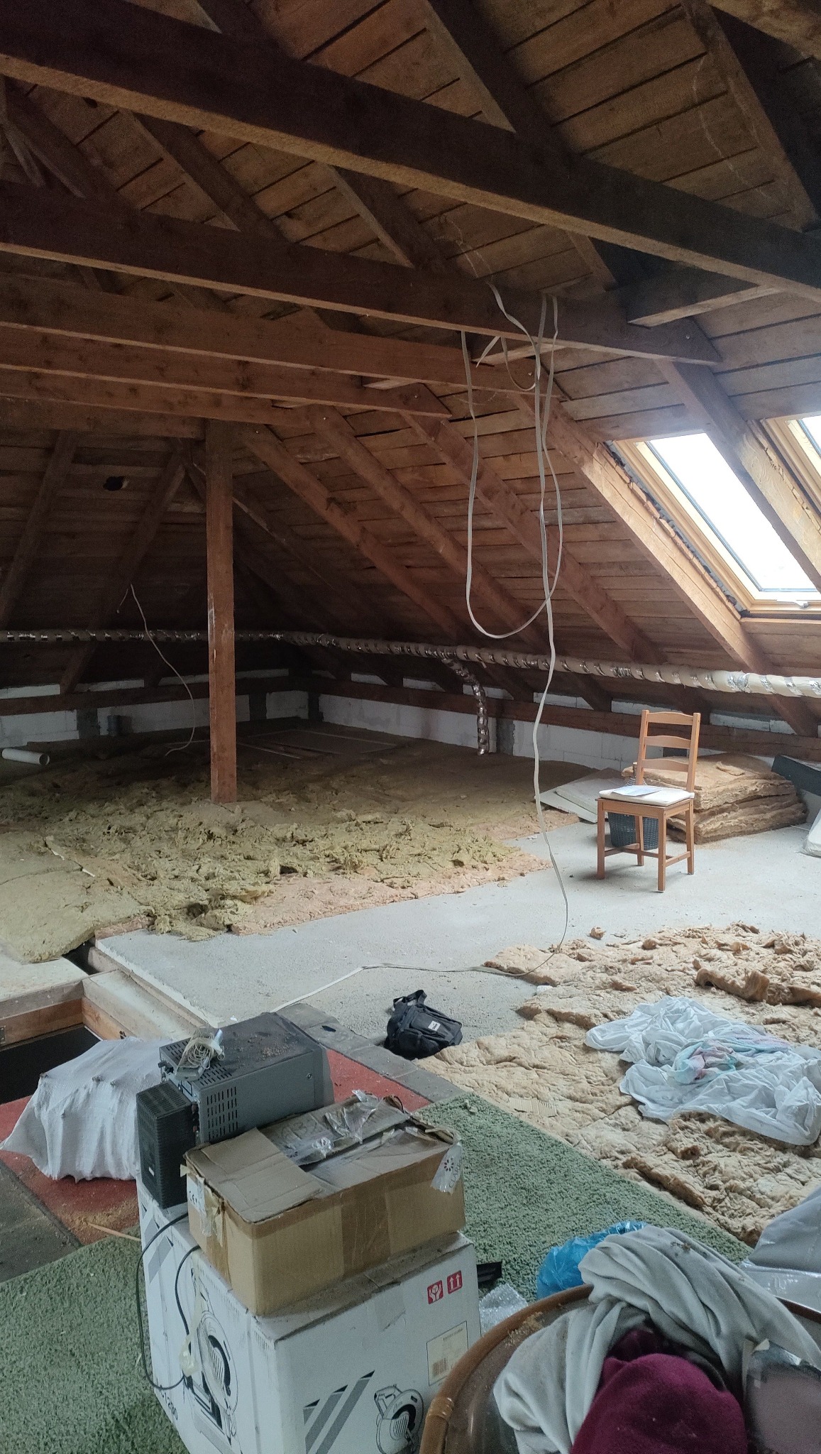 Poddasze przed remontem